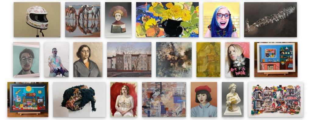 a few artworks at the BSof A Exhibition