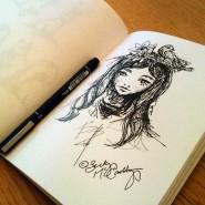 Woodland Lily Sketch